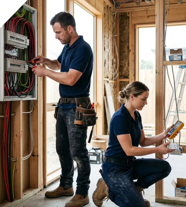 Local Electrical Perth electricians at work